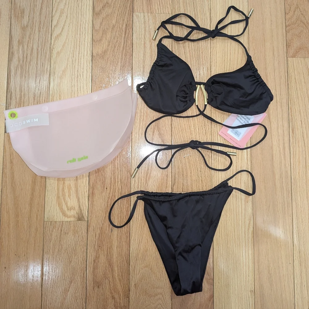 NWT CULT GAIA LIZA BIKINI SET WITH POUCH - Picture 8 of 12